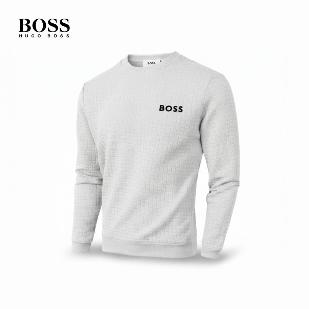 Sweter z pikowanej dzianiny Wintercraft