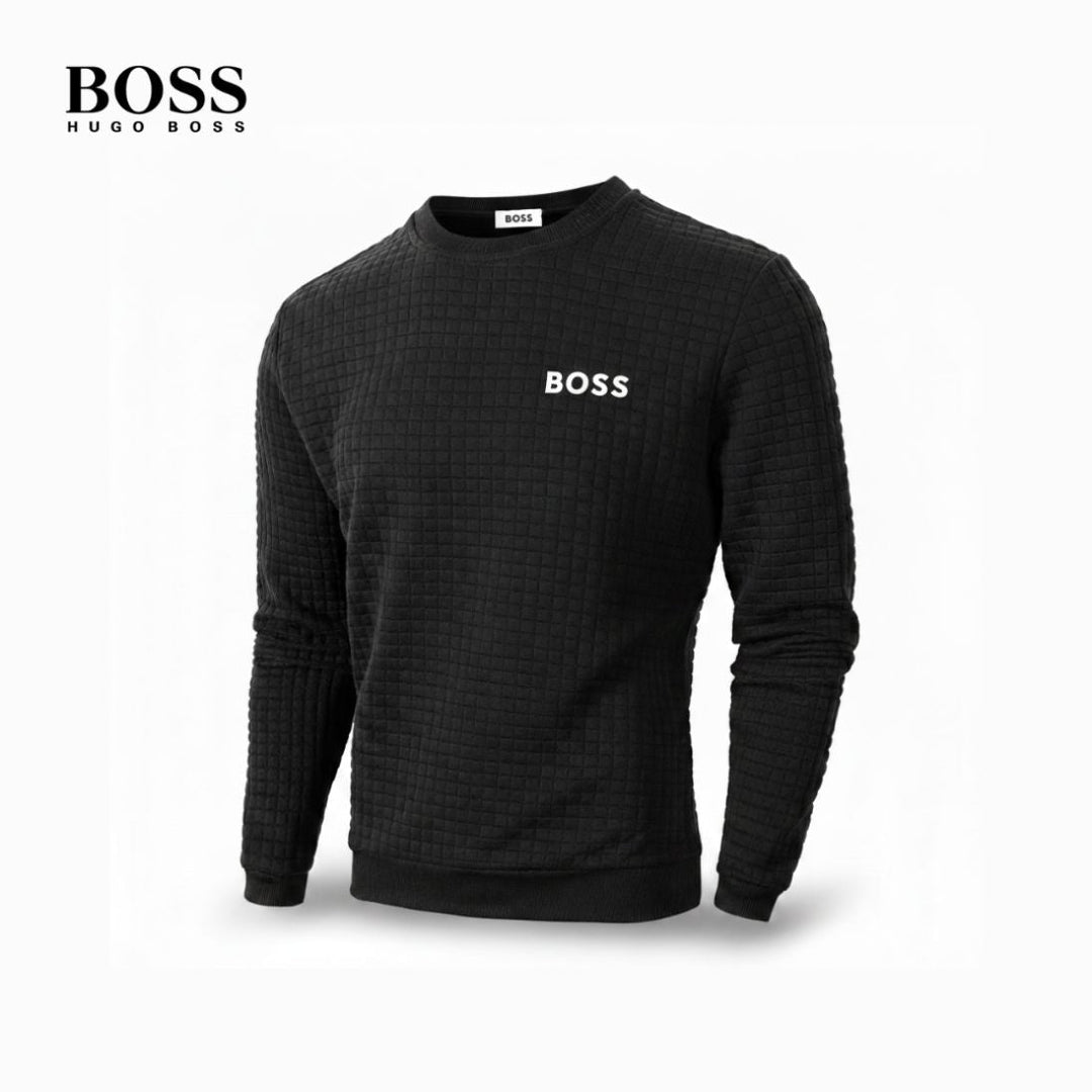 Sweter z pikowanej dzianiny Wintercraft
