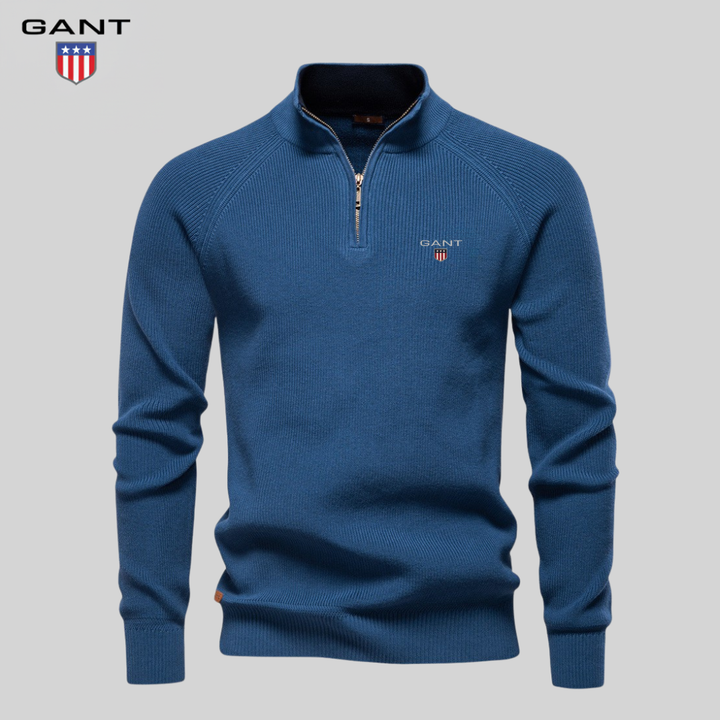 GANT™ Sweter Premium z Pół-Zipem