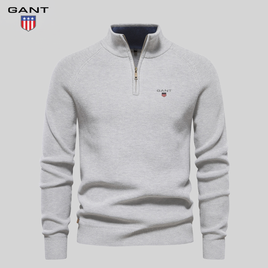 GANT™ Sweter Premium z Pół-Zipem