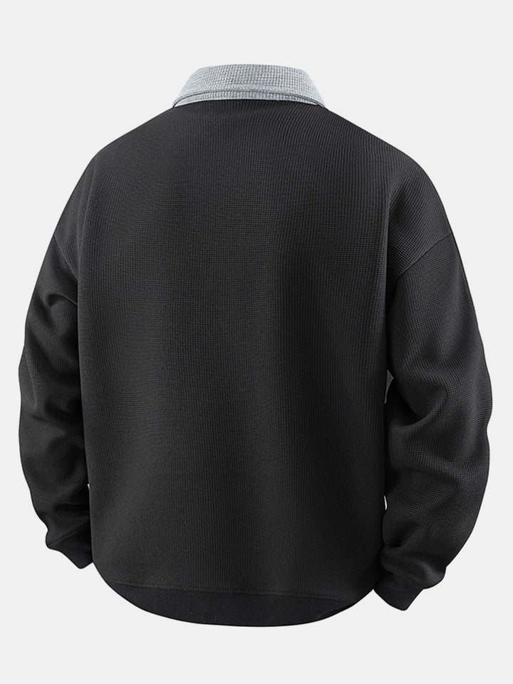 CK™ Sweter z kontrastowym zamkiem