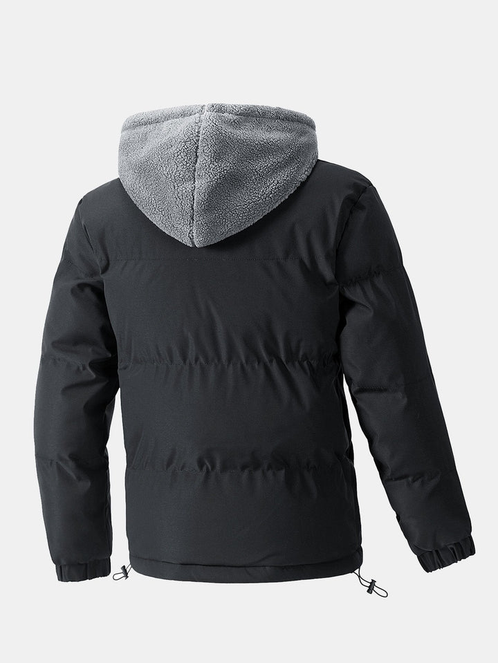Kurtka Puffer z Kapturem Teddy 2 w 1