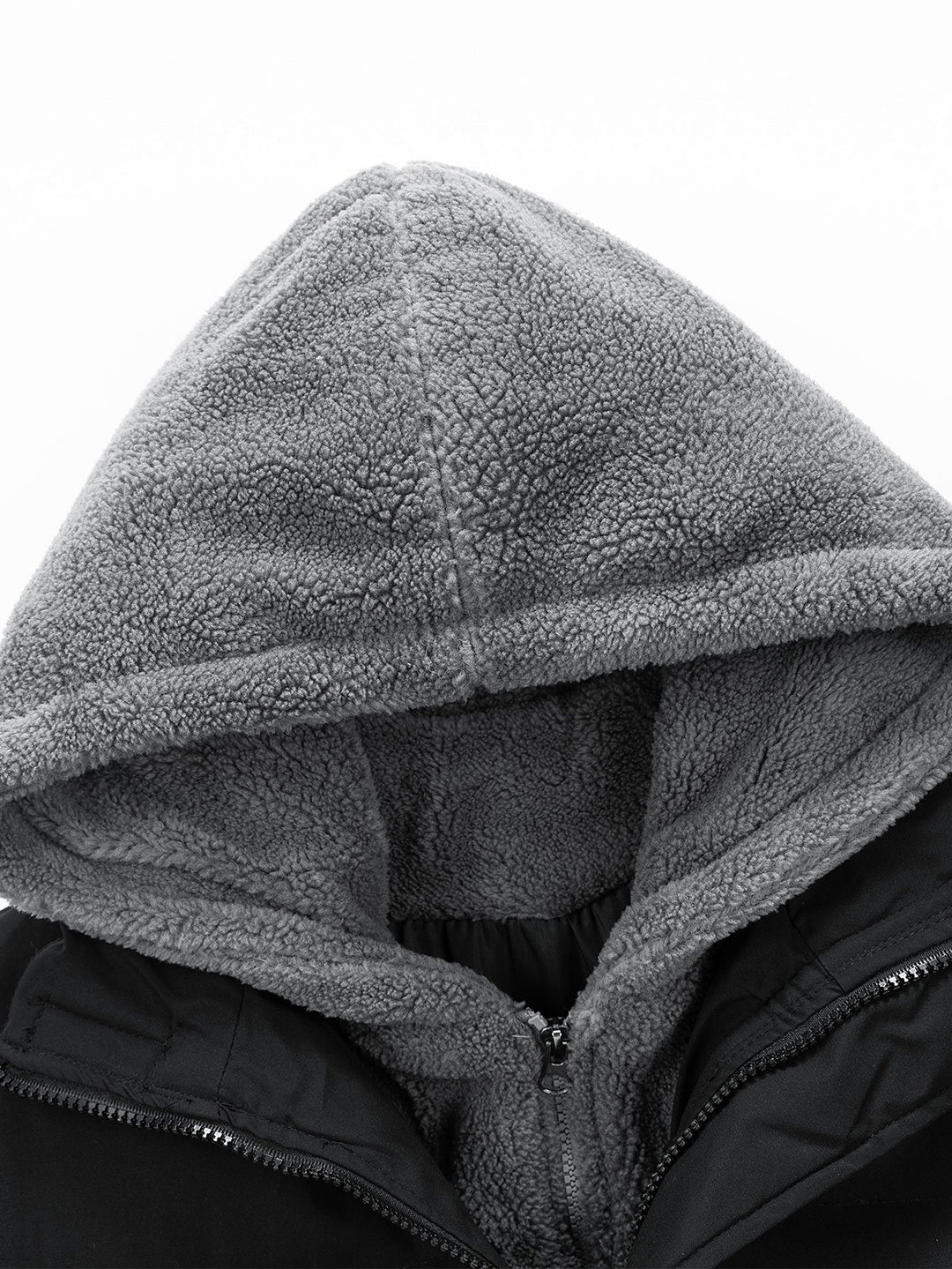 Kurtka Puffer z Kapturem Teddy 2 w 1