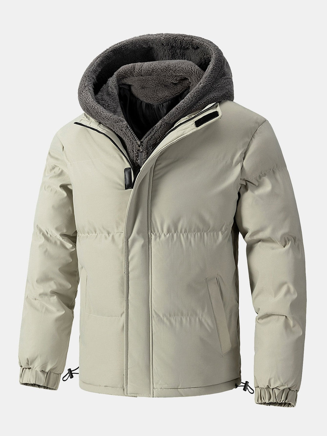 Kurtka Puffer z Kapturem Teddy 2 w 1