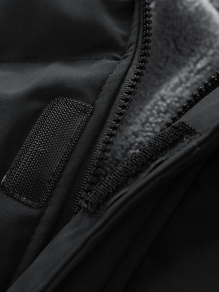 Kurtka Puffer z Kapturem Teddy 2 w 1