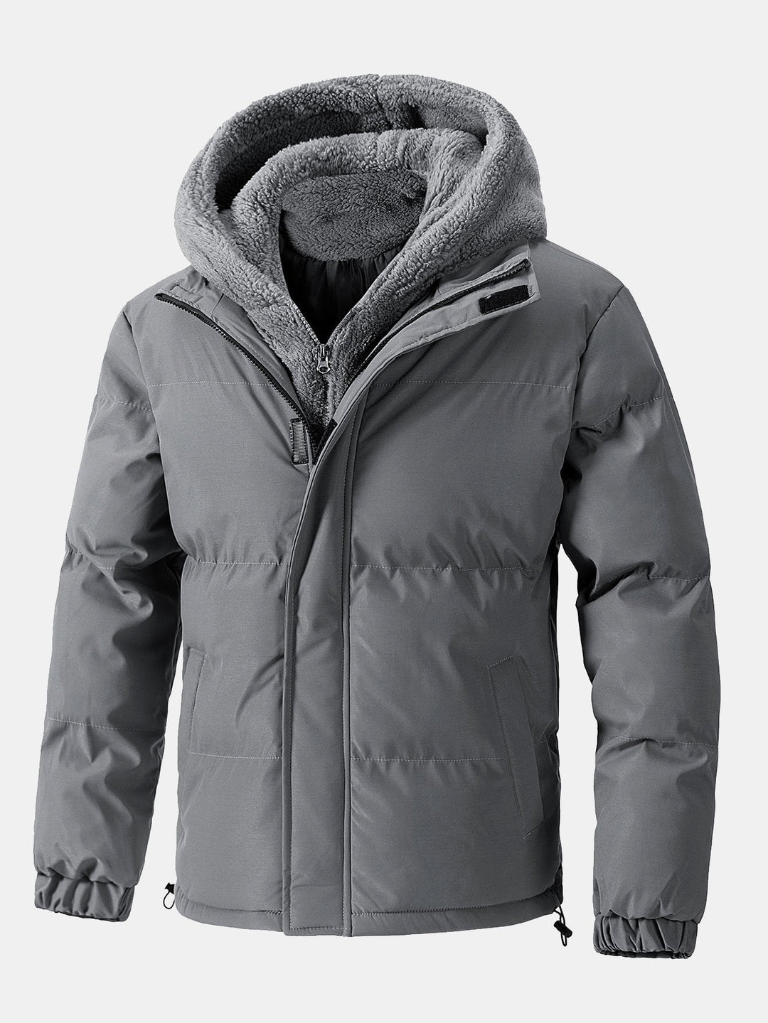 Kurtka Puffer z Kapturem Teddy 2 w 1