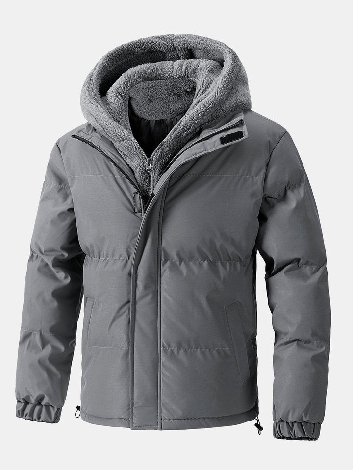 Kurtka Puffer z Kapturem Teddy 2 w 1