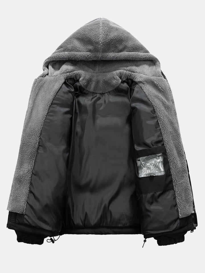 Kurtka Puffer z Kapturem Teddy 2 w 1