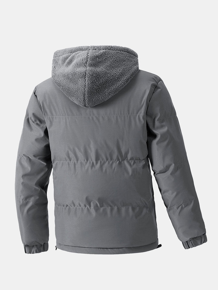 Kurtka Puffer z Kapturem Teddy 2 w 1
