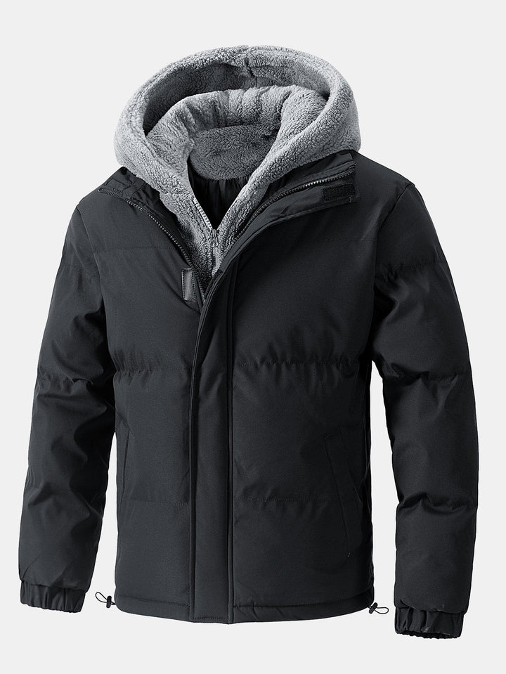 Kurtka Puffer z Kapturem Teddy 2 w 1