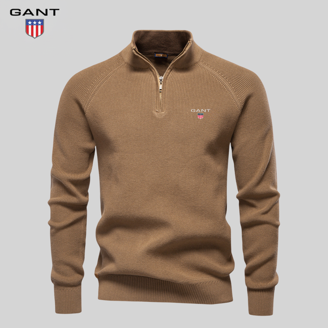 GANT™ Sweter Premium z Pół-Zipem