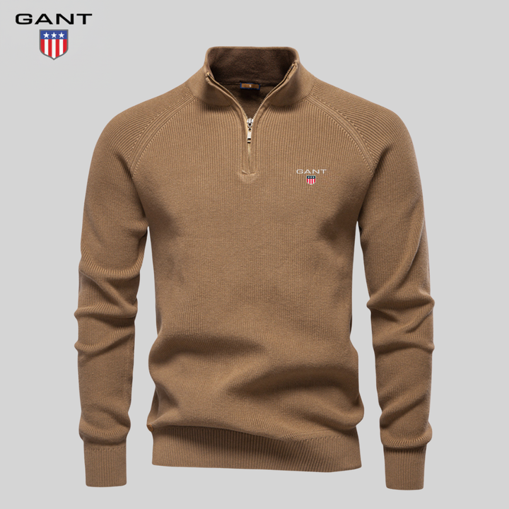 GANT™ Sweter Premium z Pół-Zipem