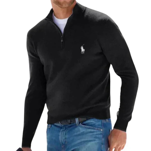 Half-Zip Knit Sweater